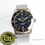 GF Swiss Replica Breitling Superocean Heritage II Rose Gold & Black Mesh Strap